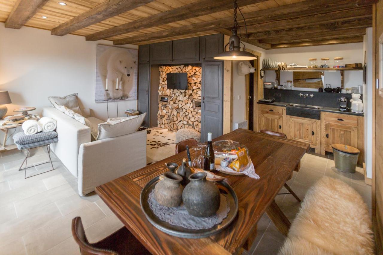L'Ours Blanc Lodge Le Biot Ngoại thất bức ảnh