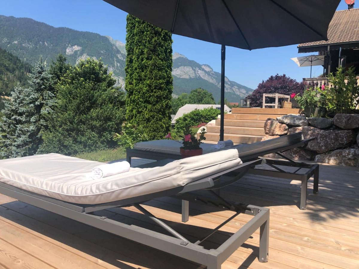 L'Ours Blanc Lodge Le Biot Ngoại thất bức ảnh