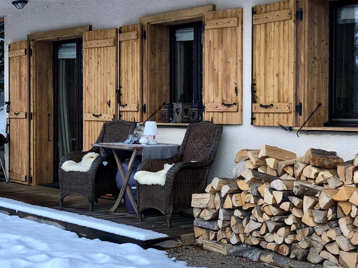 L'Ours Blanc Lodge Le Biot Ngoại thất bức ảnh