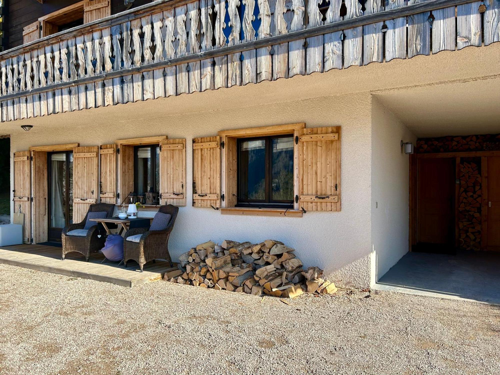 L'Ours Blanc Lodge Le Biot Ngoại thất bức ảnh